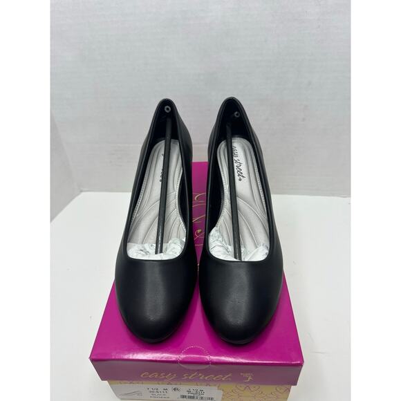Easy Street Women’s Proper Pumps Heels Black Size 7.5M NEW - Picture 3 of 9